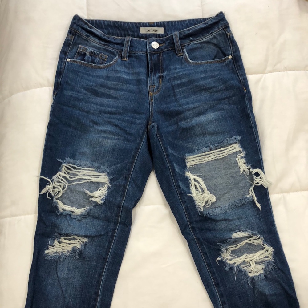 charlotte russe refuge mom jeans